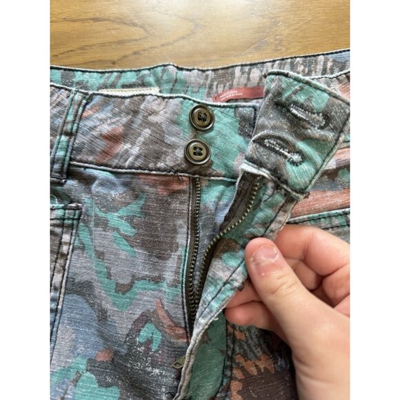 Pilcro Anthropologie Women Pants Colorful Size 27 The Wanderer Cotton Blend - Picture 5 of 14